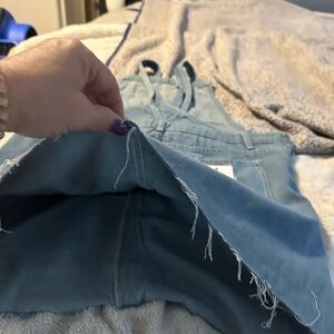 Light Blue Denim Overalls